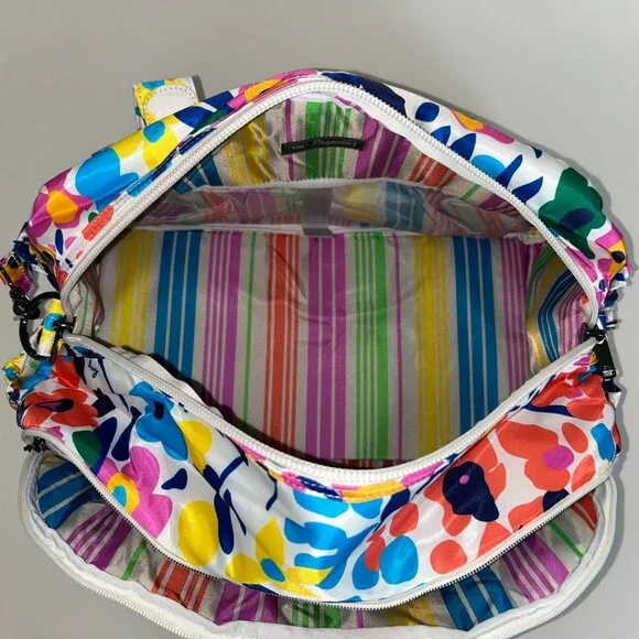 Lug Propeller 2 Overnight Bag Wildflower Brights White with Neon Print - Picture 10 of 16